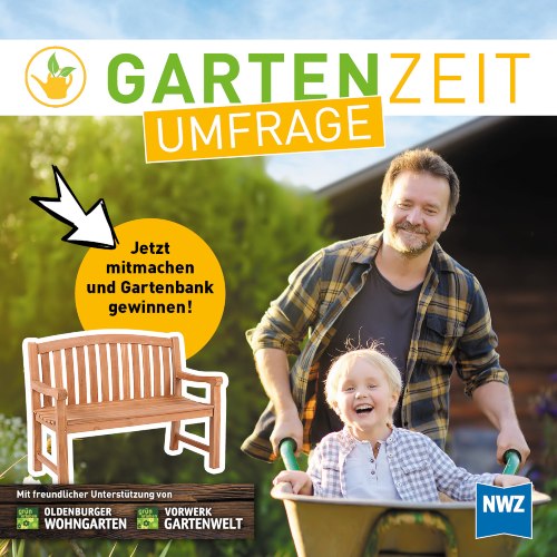 NWZ Gartenzeit Umfrage für Oldenburg und umzu