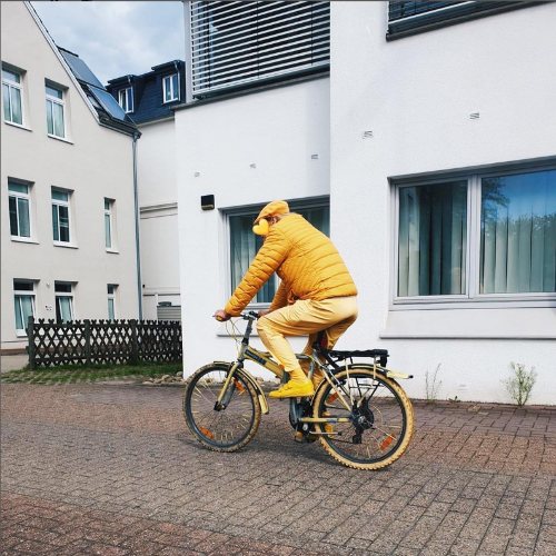 Der gelbe Mann in Oldenburg